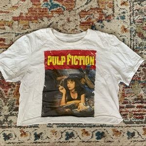 Cropped Pulp Fiction T-shirt